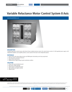 Variable Reluctance Motor Control System 8 Axis