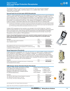 GFCI and Surge Protection Receptacles - Kriz