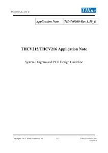 THCV215/THCV216 Application Note