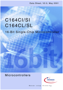 C164CI/SI C164CL/SL Data Sheet