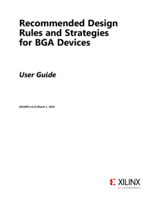 Recommended Design Rules and Strategies for BGA