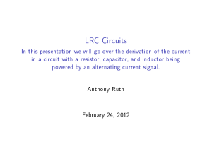 LRC Circuits