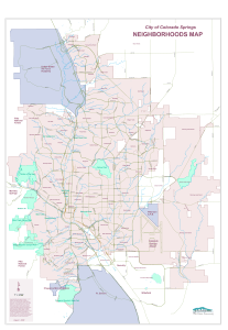 Neighborhood Map - Colorado Springs