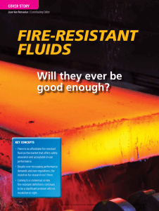 FIRE-RESISTANT FLUIDS - The DOW Chemical Company