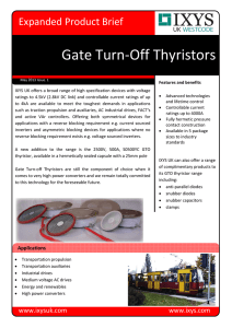 Gate Turn-Off Thyristors