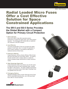 Radial Leaded Micro Fuses Offer a Cost Effective Solution for Space