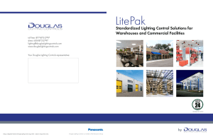 Standardized Lighting Control Solutions for Warehouses and