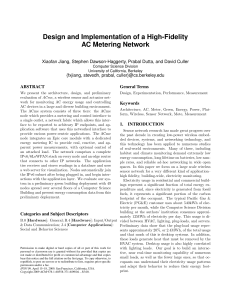 Design and Implementation of a High-Fidelity AC Metering
