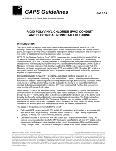 Rigid Nonmetallic Conduit And Electrical Nonmetallic