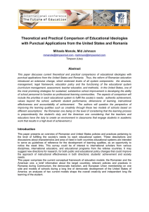 Theoretical and Practical Comparison of Educational Ideologies with