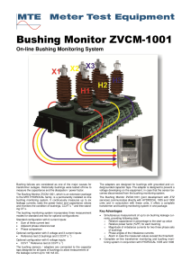 Bushing Monitor ZVCM-1001 - MTE