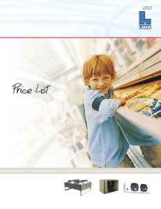 Price List - Heatcraft Worldwide Refrigeration