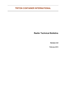 Reefer Technical Bulletins