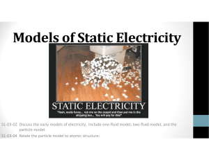 Models of Static Electricity
