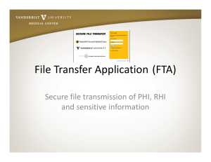File Transfer Application (FTA)