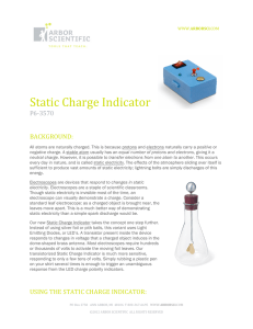 Static Charge Indicator
