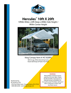 Hercules™ 10ft X 20ft