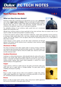Non-Ferrous Metals 1.4 - Dulux Protective Coatings