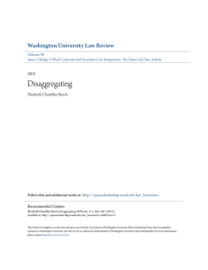 Disaggregating - Washington University Open Scholarship