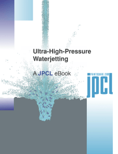 Ultra-High-Pressure Waterjetting