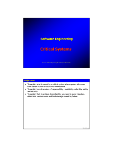 Critical Systems