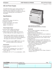 STEP-PS24DC/3.8-CPN5550: QS Link Power Supply