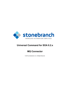 Universal Command for SOA 6.2.x MQ Connector