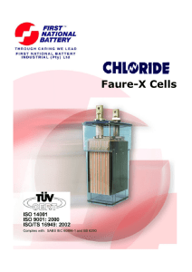 Faure-X Cells - First National Battery