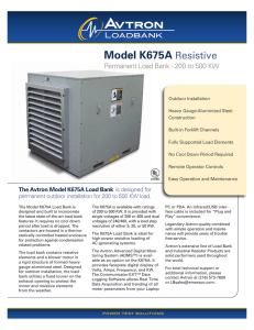 Model K675A Resistive
