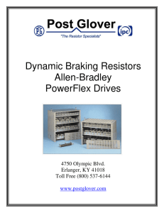 Dynamic Braking Resistors Allen