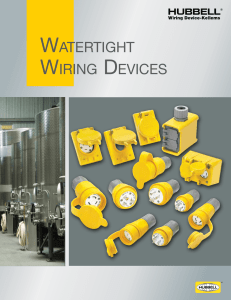 watertight wiring devices - Hubbell Wiring Device