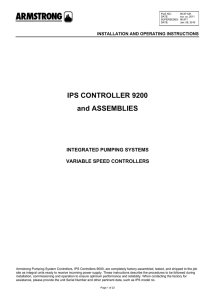 IPS CONTROLLER 9200 and ASSEMBLIES