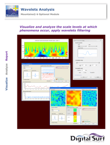 Wavelets Analysis