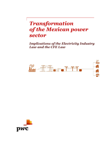 Transformation of the Mexican power sector