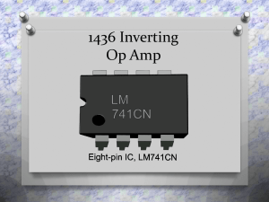 1436 Inverting Op Amp - Cleveland Institute of Electronics