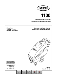 Operator and Parts Manual Manual del Operador y Piezas Portable