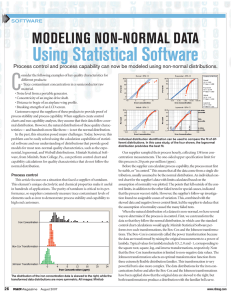 MODELING NON-NORMAL DATA Using Statistical Software