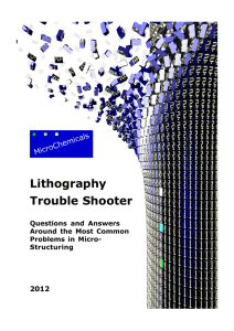 Lithography Trouble Shooter