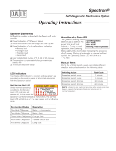 Operating Instructions - Dual-Lite