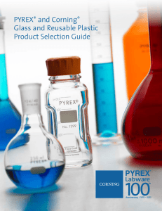 PYREX® and Corning® Glass and Reusable Plastic Product