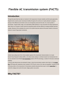 Flexible AC transmission system (FACTS)