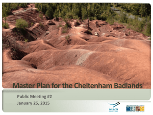 Badlands Master Plan presentation