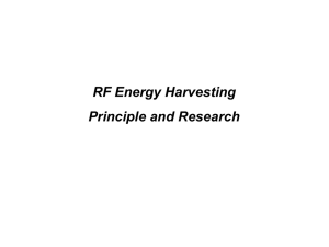 RF Energy Harvesting