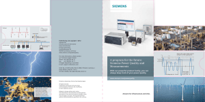 A program for the future: Siemens Power Quality and Measurements