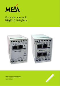 Communication unit MEg201.2 / MEg201.4