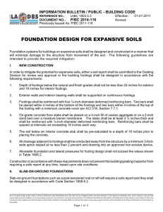 foundation design for expansive soils