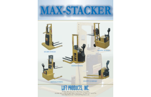 Lift Products Max Stacker - Metro Hydraulic Jack Co.