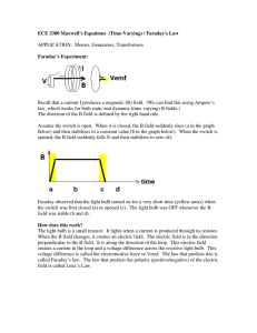 ECE 3300 Maxwell`s Equations (Time
