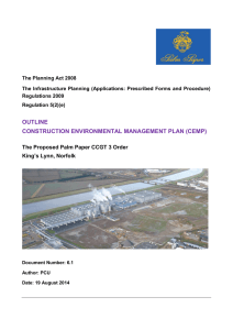 outline construction environmental management plan (cemp)