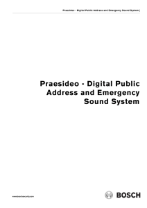 Praesideo - Digital Public Address and